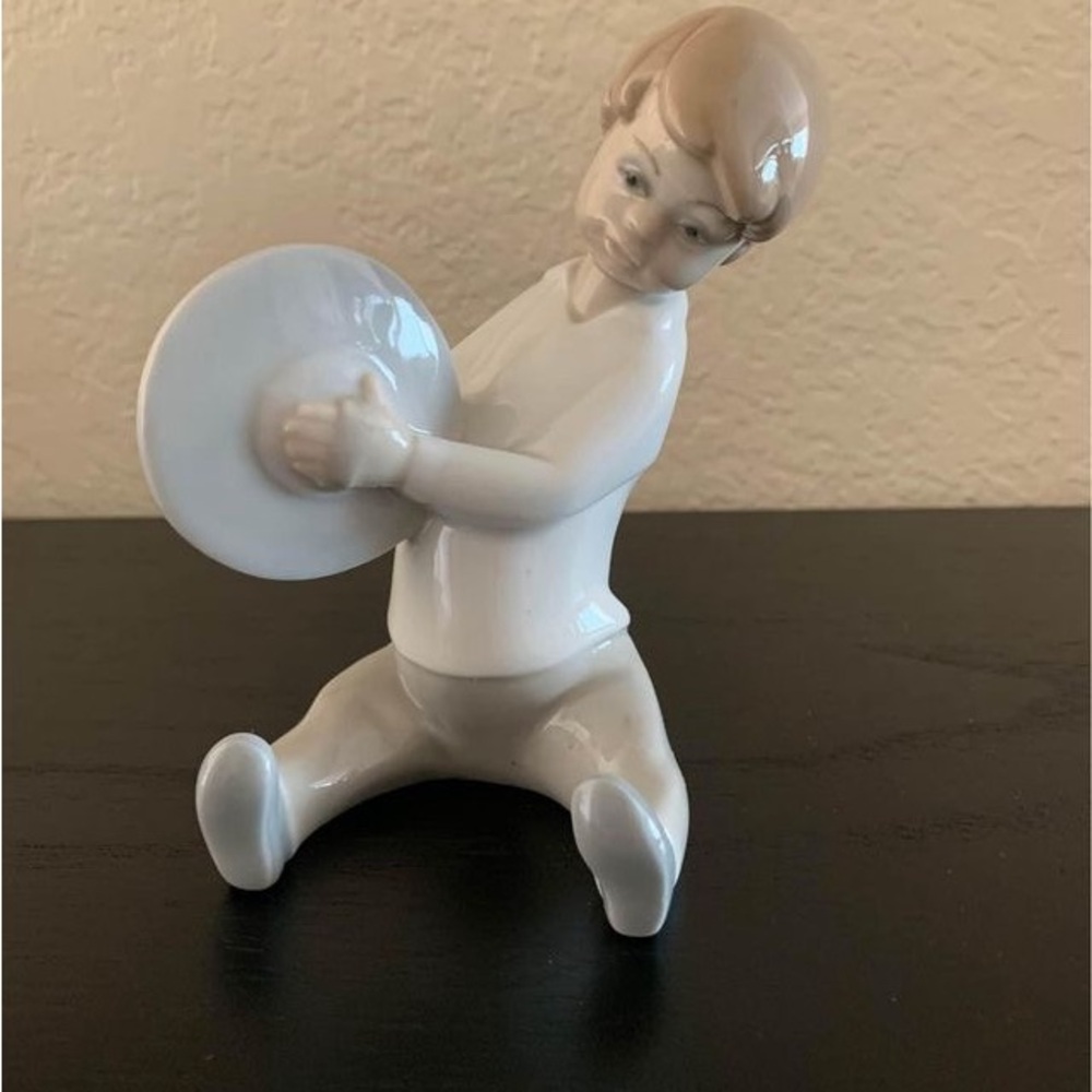 Llardro Figurine-  Boy withh Cymbals